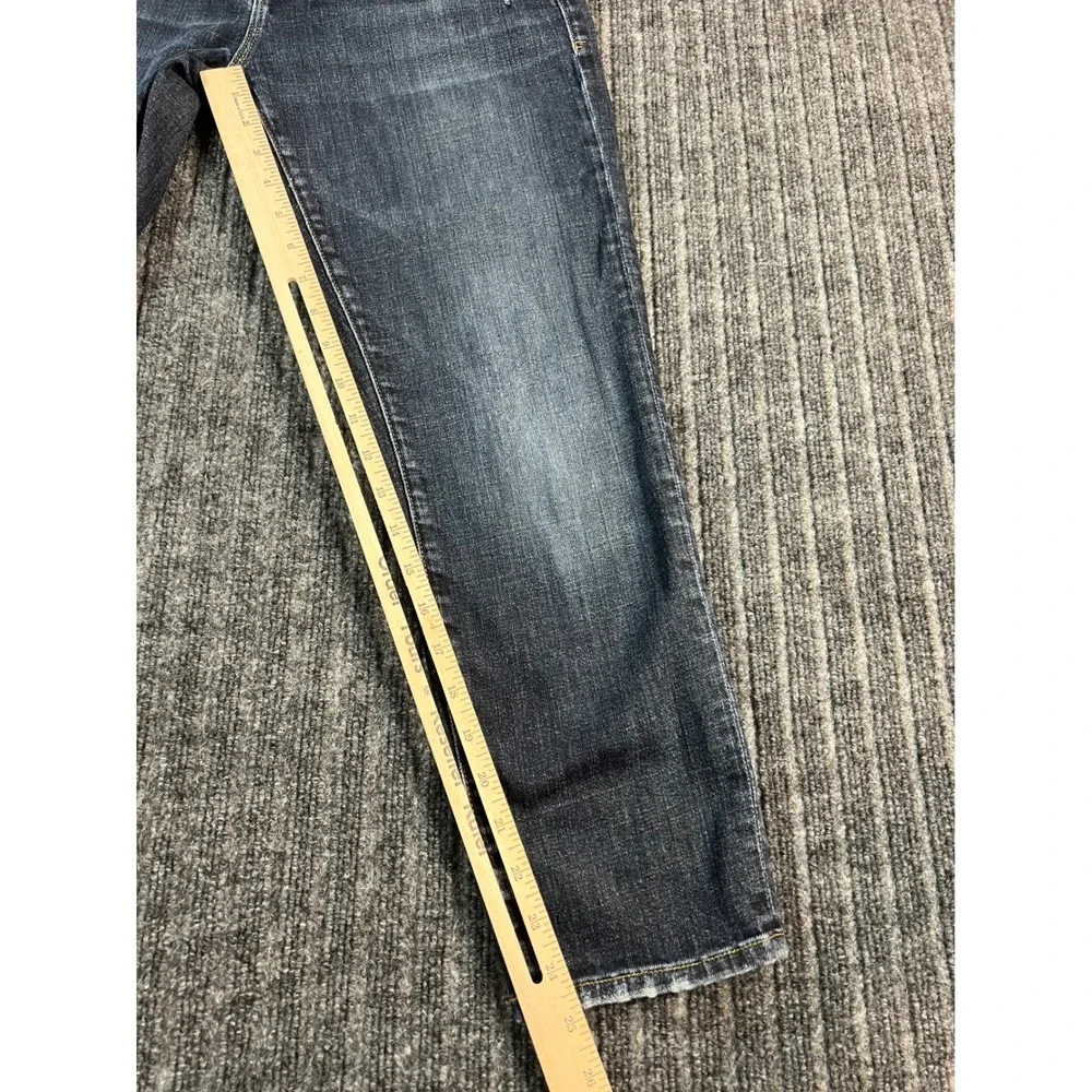 FRAME Le Garcon Crop Jeans Womens 28 Blue Distressed Slim‎ Boyfriend Stretch USA